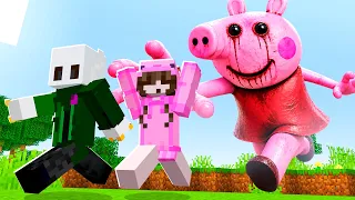 Sobrevivimos a PEPPA PIG MALDITA en MINECRAFT