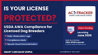 AC Tracker Protecting USDA-Licensed Dog Breeders with Observation Documentation