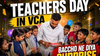 बच्चो ने दिया सरप्राइज टीचर्स डे पर #vcaschool #bestschoolinrajasthan 
