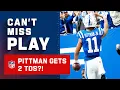 Michael Pittman Scores 2 TDs in 1 Minute