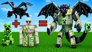 ကျနော် Minecraft mobsတွေကိုပေါင်းစပ်ခဲ့တယ်/Roblox Merge an Mob