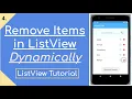 4 Remove Rows from ListView Dynamically