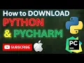 How to Install Python and Pycharm on Mac MacOS in 5 minutes 2024