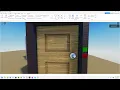 how to make simple button doors roblox studio no scripting involved