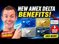 NEW Amex Delta Benefits Hilton Points TANKING and MORE