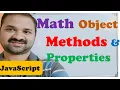 Math Object Methods and Properties in JavaScript JavaScript Tutorial for Beginners
