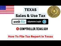 Texas Sales Tax Filing How to file Sales Tax in Texas USA Comptroller Texas