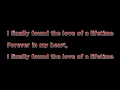 Love Of A Lifetime - Firehouse(Lyrics)