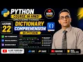 Learn Python Hindi - Comprehension Dictionary