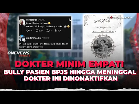 Viral Hina Pasien BPJS Meninggal, Nasib Dokter PPDS UGM Ini Berujung Dipecat
