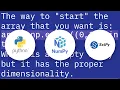 How to add a new row to an empty numpy array