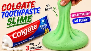 Colgate Toothpaste Slime ASMR | How To Make Slime With Colgate Toothpaste | Slime With Toothpaste