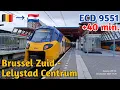 13:57 - 16:38 +40 // ICNG-B // Brussel Zuid → Lelystad Centrum - 4 oktober 2025