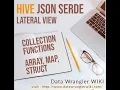 BigData Hive JSON Serde Lateral View Function Collection Functions