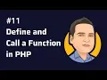 Define and Call a Function - using function in php