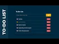 To Do List Design HTML CSS and Vanilla JavaScript