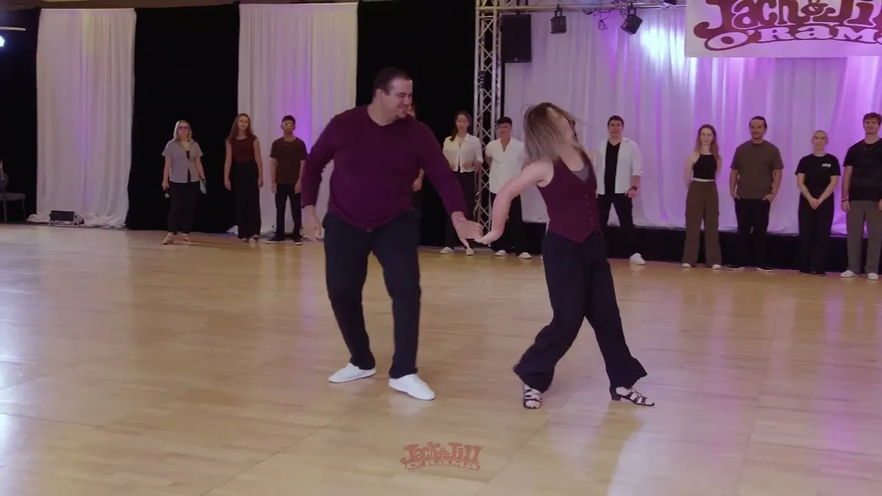 Julian Lee and Brittany Delp - 2nd place Open Strictly Finals - Jack&Jill O'Rama 2025