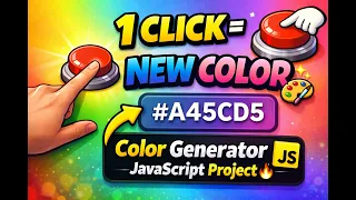 Change Background Color in 1 Click HTML CSS JavaScript