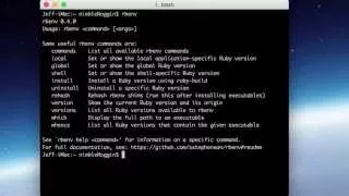 Setting up your Ruby environment for iOS development