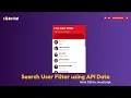 Search Filter With API Data using html CSS to JavaScript
