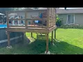 INTEX Swimming Pool Deck Build