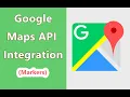 Google maps API integration with your project Markers