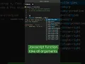 Javascript function take all arguments in one variable as an ARRAY