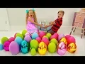 Download Lagu Diana and Roma pretend play Easter Surprise Eggs Hunt
