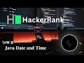 HackerRank java Solution-Java Date and Time - Task 12