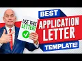 HOW TO WRITE A JOB APPLICATION LETTER Cover Letter Tips Templates to GET YOU HIRED