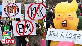 USA LIVE: "People's March on Washington" Ahead of Donald Trump's Presidential Inauguration | N18G