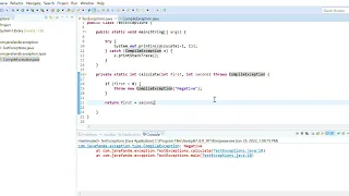 Java Custom Exception Java Programming Exception