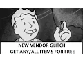 Fallout 4 NEW Vendor Glitch Get All Items for Free