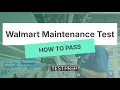 Walmart Maintenance Test - How to Pass in 2026