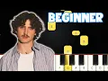 Lagu In The Stars - Benson Boone | Beginner Piano Tutorial | Easy Piano