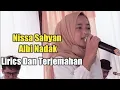 ALBI NADAK LIRIK DAN TERJEMAHAN || NISSA SABYAN