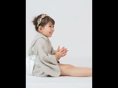 [現貨] 日本直送 Aenak 男女童粉色和服浴衣連腰帶套裝