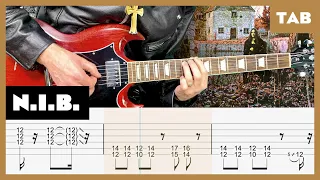 Download Black Sabbath - N.I.B. - Guitar Tab | Lesson | Cover | Tutorial MP3