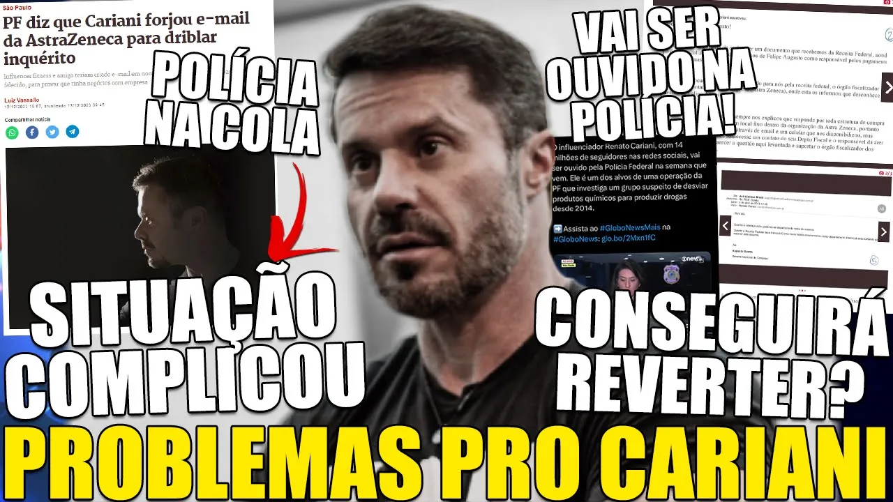 COMPLICOU! POLÍCIA LIBERA NOVAS INFORMAÇÕES SOBRE CARIANI E SUA EMPRESA, INVESTIGAÇÕES AVANÇANDO