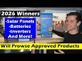 2026 Will Prowse Approved Solar Products Which Ones Survived