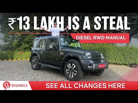 2024 Mahindra Thar Diesel 4x2 MT + Thar 5-door vs Thar 3-door explained
