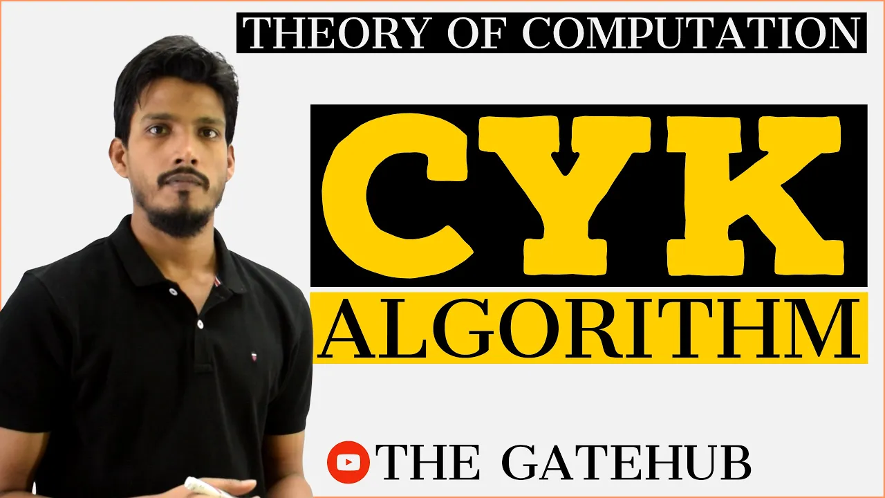 CYK Algorithm | Membership algorithm for CFG | GATECSE | TOC