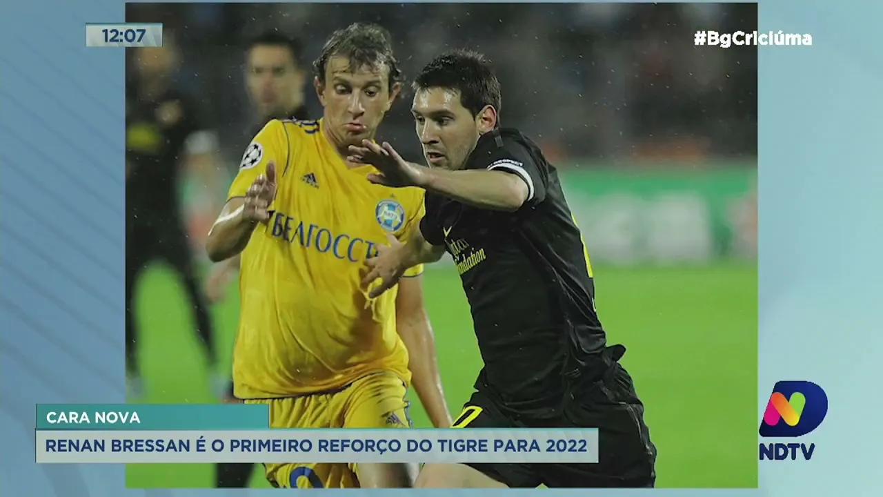 Renan Bressan é o primeiro reforço do Tigre para 2022