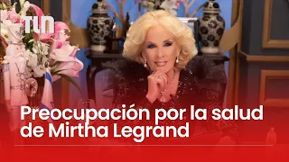 Preocupación por la salud de Mirtha Legrand: está internada por bronquitis