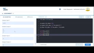 My Problem Solving skills in python CCBP 4 O NtxWave Part 5