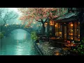 Download Lagu Spring Rainy Jazz For A Positive Mood - Canalside Coffee Shop Ambience In Spring Day