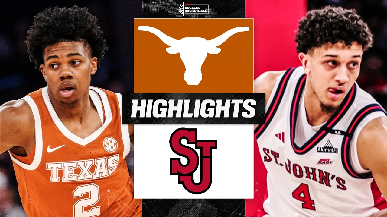 Texas Longhorns vs. St. John's Red Storm | Full Game Highlights | ESPN College Basketball