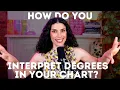 How do you interpret degrees in your chart CHANI Astro 101