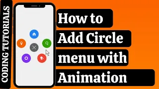 How to Add Circle menu with Animation Coding Tutorials Circle Menu in Android Studio
