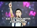 Download Lagu EXO D.O. Kyungsoo - High Notes: Studio vs Live | 엑소 - 디오 고음비교: 스튜디오 vs 라이브